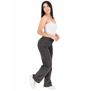 Foto 5 | Foto 5 | Pantalón Mom Britos Jeans Mujer Mezclilla Negro 025209