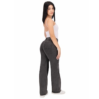 Foto 6 | Foto 6 | Pantalón Mom Britos Jeans Mujer Mezclilla Negro 025209