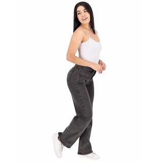 Foto 5 | Foto 5 | Pantalón Mom Britos Jeans Mujer Mezclilla Negro 025209