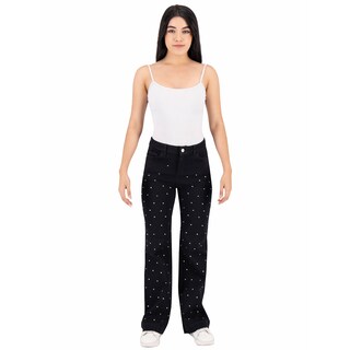 Foto 3 | Foto 3 | Pantalón Mom Britos Jeans Mezclilla Negro 025507 para Mujer