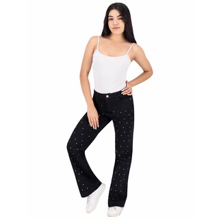 Foto 7 | Foto 7 | Pantalón Mom Britos Jeans Mezclilla Negro 025507 para Mujer