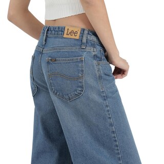 Foto 5 | Foto 5 | Jeans Lee Mujer Xtreme Wide Leg 753 Azul