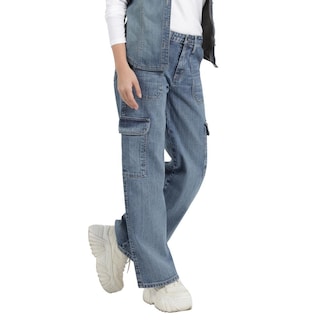 Foto 2 | Foto 2 | Jeans Lee Mujer Xtreme Wide Leg 785 Azul