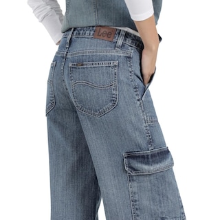 Foto 5 | Foto 5 | Jeans Lee Mujer Xtreme Wide Leg 785 Azul