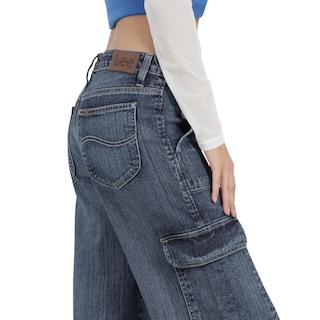 Foto 3 | Foto 3 | Jeans Lee Mujer Xtreme Wide Leg 438 Azul