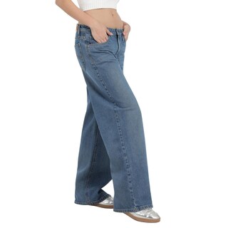 Foto 2 | Foto 2 | Jeans Lee Mujer Xtreme Wide Leg 753 Azul