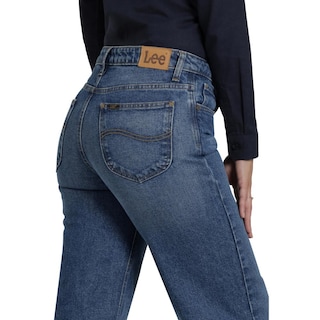 Foto 5 | Foto 5 | Jeans Lee Mujer Xtreme Wide Leg 437 Azul