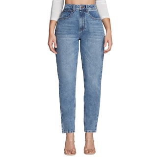 Foto 1 | Foto 1 | Jeans Mom Slim Mujer Cintura Alta Algodon Seven Jeans 4236stme