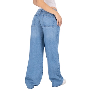 Foto 2 | Foto 2 | Pantalón Mom Britos Jeans Mujer Mezclilla Azul 025698