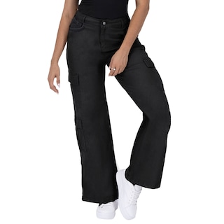 Foto 1 | Foto 1 | Pantalón Cargo Britos Jeans Mujer Pierna Ancha 025621