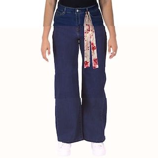 Foto 1 | Foto 1 | Pantalón Pierna Amplia Britos Jeans Mujer Mezclilla 025831
