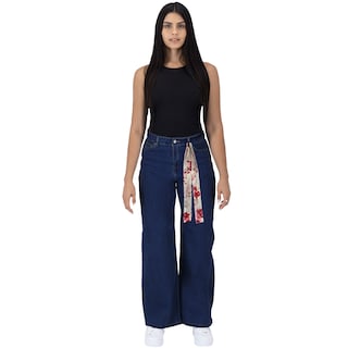 Foto 3 | Foto 3 | Pantalón Pierna Amplia Britos Jeans Mujer Mezclilla 025831