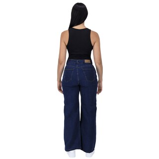 Foto 4 | Foto 4 | Pantalón Pierna Amplia Britos Jeans Mujer Mezclilla 025831