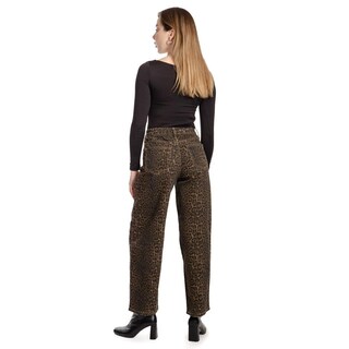 Foto 3 | Foto 3 | Jeans Barrel Animal Print /juvenil 7234 (animal Print) Cafe