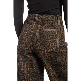Foto 5 | Foto 5 | Jeans Barrel Animal Print /juvenil 7234 (animal Print) Cafe