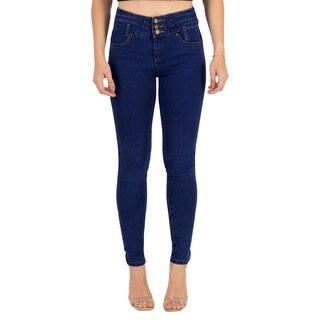 Foto 1 | Foto 1 | Pantalón Skinny Britos Jeans Mujer Mezclilla Azul 025378