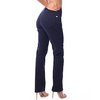 Pantalón Para Mujer Gabardina Ajustable Dayana Push Pomp! color Verde