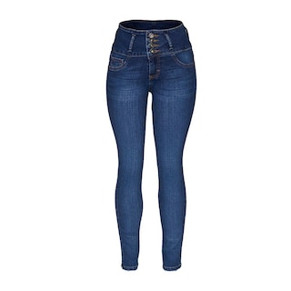 Foto 1 | Foto 1 | Pantalón LEE 518-Jeans Skinny Booty Up color Azul Mujer RI42
