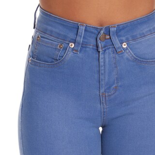 Foto 4 | Foto 4 | Pantalón Pescador Para Dama Mezclilla Stretch Pineda Jeans