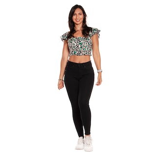 Foto 1 | Foto 1 | Pantalón Skinny de Tiro Alto Pineda Jeans color Negro para Dama