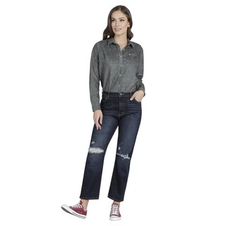 Foto 4 | Foto 4 | Jeans Lee Mom Fit 341 color Azul para Mujer