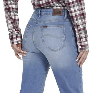 Foto 5 | Foto 5 | Jeans Lee Wide Leg Fit 341 color Azul para Mujer