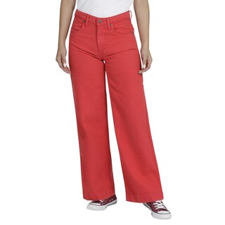 Foto 1 | Foto 1 | Jeans Lee Wide Leg Fit 3XX color Rojo para Mujer