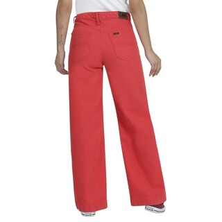 Foto 3 | Foto 3 | Jeans Lee Wide Leg Fit 3XX color Rojo para Mujer