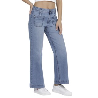 Foto 2 | Foto 2 | Jeans Mujer Lee Wide Leg Fit 340 Color Azul