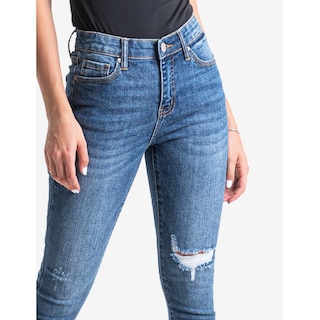 Foto 2 | Foto 2 | Jeans Skinny Roman Fashion J-BAL-6423-MEDIO-TR color Azul con Stretch para Mujer