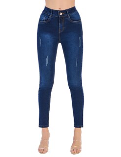 Foto 1 | Foto 1 | Jeans Devendi Skinny color Azul para Mujer