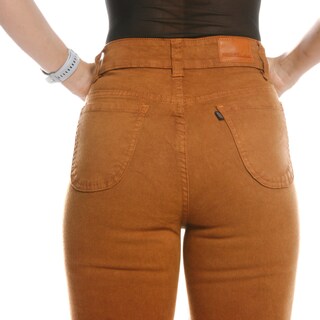 Foto 5 | Foto 5 | Pantalón de Mezclilla Skinny Tiro Alto Pineda Jeans Camel