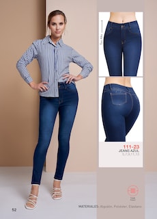 Foto 3 | Foto 3 | Jeans Devendi color Azul Skinny Básico