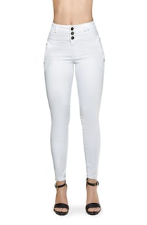 Foto 1 | Foto 1 | Jeans Devendi Blancos para Mujer