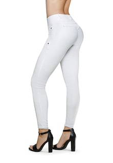 Foto 2 | Foto 2 | Jeans Devendi Blancos para Mujer