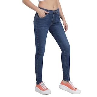 Foto 2 | Foto 2 | Jeans Lee Azul Skinny para Mujer