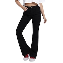 Jeans Lee Skinny Flare 401 Negro para Mujer