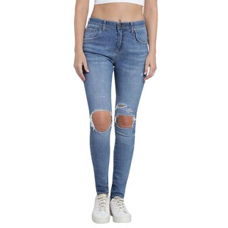 Foto 1 | Foto 1 | Jeans Lee Skinny Cintura Extra Alta 440 Azul para Mujer