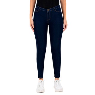 Foto 1 | Foto 1 | Jeans Skinny Britos Tiro Medio 020086 Azul para Mujer