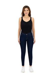 Foto 2 | Foto 2 | Jeans Skinny Britos Tiro Medio 020086 Azul para Mujer