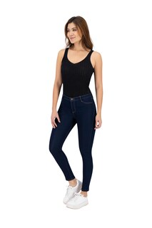 Foto 3 | Foto 3 | Jeans Skinny Britos Tiro Medio 020086 Azul para Mujer