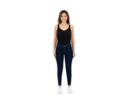 Jeans Skinny Britos Tiro Medio 020086 Azul para Mujer