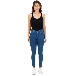 Foto 2 | Foto 2 | Jeans Skinny Britos Tiro Medio Azul 024792
