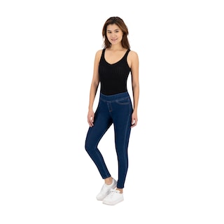 Foto 3 | Foto 3 | Jeans Skinny Britos Tiro Medio Azul para Mujer