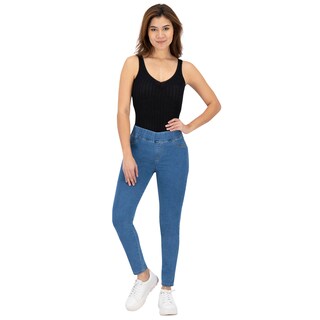 Foto 3 | Foto 3 | Jeans Skinny Britos Tiro Medio Azul para Mujer