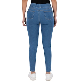 Foto 6 | Foto 6 | Jeans Skinny Britos Tiro Medio Azul para Mujer