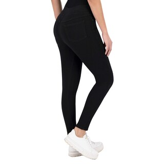 Foto 5 | Foto 5 | Jeans Skinny Britos Tiro Medio Negros para Mujer
