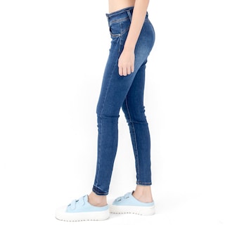 Foto 2 | Foto 2 | Jeans Para Mujer Quarry Premium Skinny Deslavado