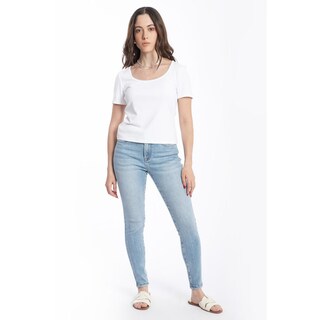 Foto 1 | Foto 1 | Jeans High Rise Skinny Juvenil, 6873 (mezclilla Tono Claro) Azul