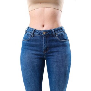 Foto 3 | Foto 3 | Jeans Skinny Con Strech / Juvenil, 1643 (azul Medio) Azul